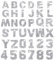 GLOBLELAND 20 Stück Zahlen Und 56 Stück Alphabet-Strass-Buchstabenaufkleber Für Kleidung, Buchstaben-Aufnäher Zum Aufbügeln Für Jeans, Jacken, Kostümzubehör, Nähen, Basteln, Dekoration