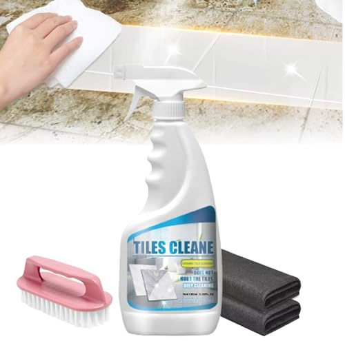 Camic Tile Grout Cleaner Sprayer,Jue Fish Tiles Cleaner,Ultimate Grout Cleaner For Tile Floors,Floor Tile Descaling and Cleaning Artifact,Multi-purpose Cleaner for Kitchen & Bathroom (1 stuck)