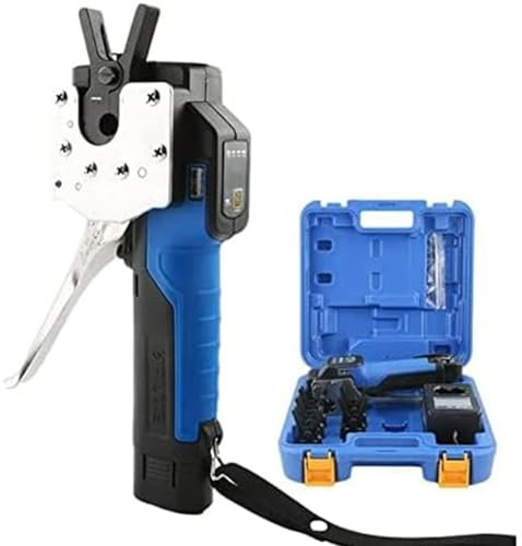 SKIHOT Cartellatrice Elettrica A Batteria per Tubi in Rame,Espansore per Tubi Idraulici 1/4 - 3/4,Strumento per Svasare Tubi Eccentrici,Batteria Grande capacità 2000mah,9Molds