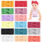 Aolso Baby Stirnband, 15 Stück Baby Mädchen Nylon Stirnbänder mit Bögen, Kleinkinder Haarbänder Turban Stirnbänder, Baby Haarband für Kinder Haarschmuck, Haarschmuck für Kinder mit Schleife