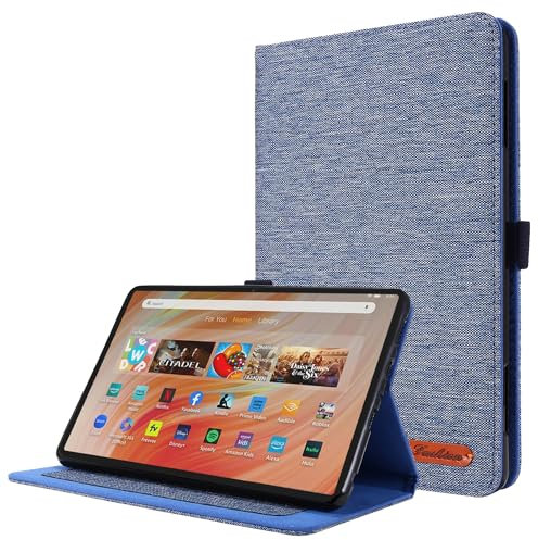 Lobwerk Tablet Hülle für Amazon Fire HD 10 2023 13.Gen 10.1 Zoll Slim Case Etui mit Standfunktion und Auto Sleep/Wake Funktion