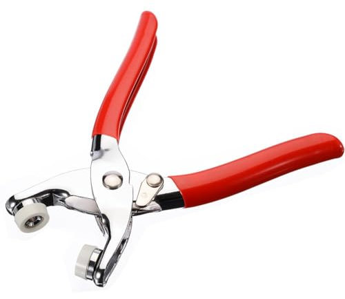 Pinze per bottoni a pressione, in metallo, 9,5 mm e 10 mm, pinze con occhielli per vestiti, cappelli, artigianato e cucito fai da te