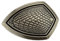 ERAAJANG Gürtelschnalle Vintage Metall Oval Herren Gürtelschnalle Gürtelverschluss für 3,8 cm bis 4 cm Breite Gürtel Herren Gürtel Ersatz Zubehör (Silber)