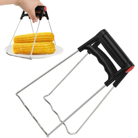 Rapidbok Edelstahl Schüssel Clips, Schüssel Gripper Hot Dish Lifter, Casserole Clip,Küche Faltbare Hot Dish Teller Schüssel Clip, Zange Edelstahl rutschfeste für Moving Plate Schalen Tray Topf