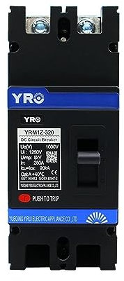 DC 2P1000V Kompaktleistungsschalter MCCB Solarbatterie-Hauptschalter Solarbatterieschutz Auto-Ladesäulen-Isolator MZXGIDTA (Color : 280A, Size : 2P 1000V)