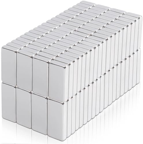 MAGXCENE 150 Stück Magnete Stark 12x5x2mm für Industriemagnete Mini Magnete Kleine Neodym Magnete Extra Stark, Magnete Rechteckig für Magnettafel, Pinnwand, Küchenschrank, Whiteboard, Magnetboard