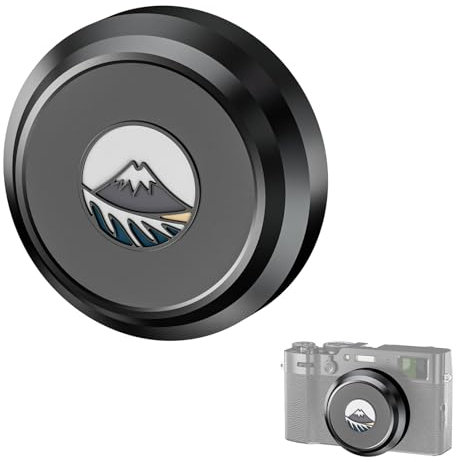NEEWER Objektivdeckel für X100V und X100VI, Aluminium Snap on Objektivschutzdeckel mit kratzfester Innenseite, Objektivkappe kompatibel mit Fujifilm X100V & X100VI, Schwarz, CA113