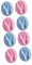 BESTonZON 8 Stk hundert Tage Stempelkissen Handabdruck-Formenset -Handabdruck-Fußabdruck-Ornament-Andenkenset -Hand-Fußabdruck-Kit -Handabdruck-Andenkenset Dreck