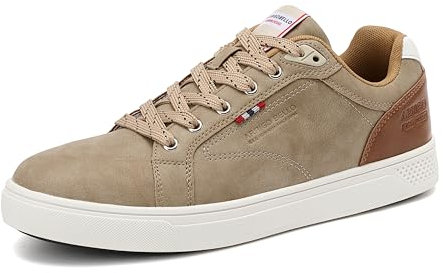 ARRIGO BELLO Sneaker Herren Schuhe Business Freizeitschuhe Leichte Trainers für Walking, Laufen, Sport Größe 41-46 (N1 Khaki,44)