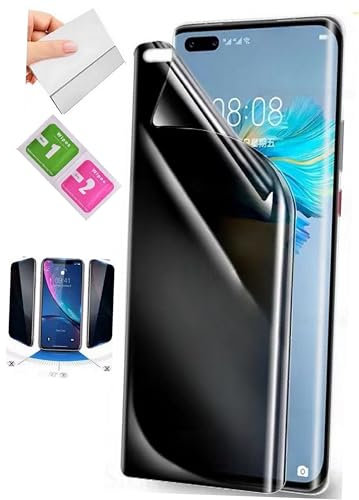 AILIKA - Protector de pantalla antiespía (hidrogel, protector de pantalla), compatible con Redmi Note 12 Pro 4G, protector de pantalla