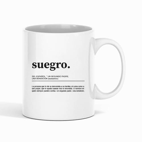 Taza Frase Definición Suegro Regalo Familia Taza de Cerámica regalos originales (suegro)