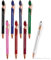 Penna incisa a sfera personalizzabile con incisione di nome o testo, ideale per regali di laurea, compleanni o eventi aziendali. Penna touch con stilo, inchiostro nero. Vari colori disponibili (20)