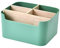 FUNOMOCYA Praktische Für Zuhause Fernsteuerungsbox Und Desktop Kosmetik Organizer Mit Fächern Für Wattestäbchen Make up Pinsel Und Kosmetik Ordnungssystem Für
