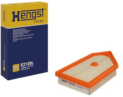 HENGST - Luftfilter E2120L - Luft-Filtereinsatz für KFZ | Hochwertiger Motorluftfilter für Otto- oder Dieselmotor - Schutz für Motoren - Wasserbeständig