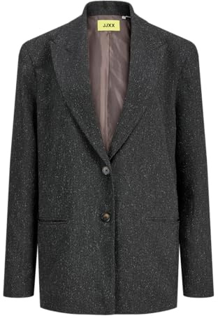JACK & JONES Jxellis Structured Boyfriend Blazer TLR, Noir, L Femmes