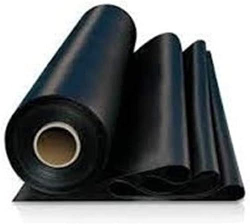 FERRETELIX® Rollo de Plástico Negro Solera para Construcción Agricultura Galga 600-4 mts x 85 mts (340 m²) Plegado a 1,1 mts