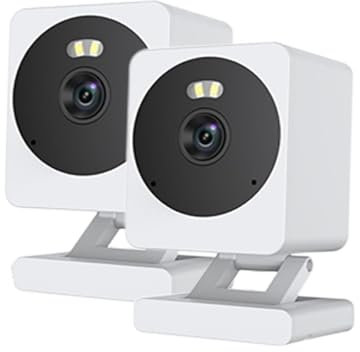 PEGATISAN 2 Pezzi 2K Telecamera Interno Wi-Fi con Memoria 64GB - Videocamera Sorveglianza Interno WiFi con Visione Notturna Colore, PIR Rilevamento, Baby Monitor Animali, Compatibile con Tuya App