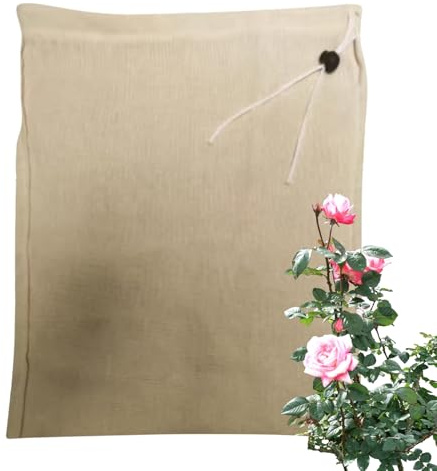 Uoqpty Plant Freeze Protection Cover,Breathable Guard | Breathable Plant Freeze Covers with Drawstring,for Vegetable, Berry Bush, Tomato, Rose