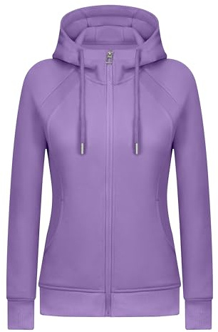 KEBORUILA Hoodie Damen Sweatjacke Kapuzenpullover Sweatshirt Kapuzenjacke Mit Kapuze Reißverschluss Fleece Oberteile