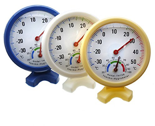 EsportsMJJ Indoor Outdoor Wet Hygrometer Feuchte Thermometer Temperatur Meter-Blau