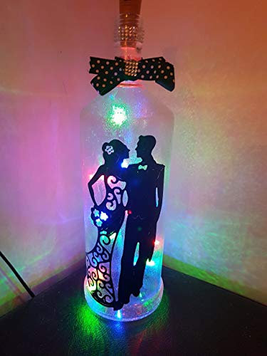 Wedding/Engagement light up bottle