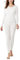 LAPASA Damen Innenfleece Thermounterwäsche Set, Thermooberteil & Thermohose Leggings Funktionsunterwäsche Sets, L17 Weiß, 100 Warm, L