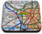 1 x Square MDF Fridge Magnet - Leicester City England Travel UK GB 45535