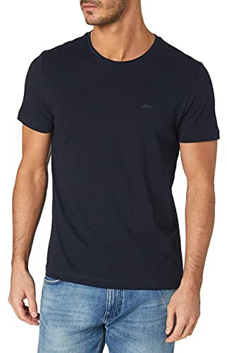 s.Oliver Herren 2119128 T-Shirt, 5978 blau, XL