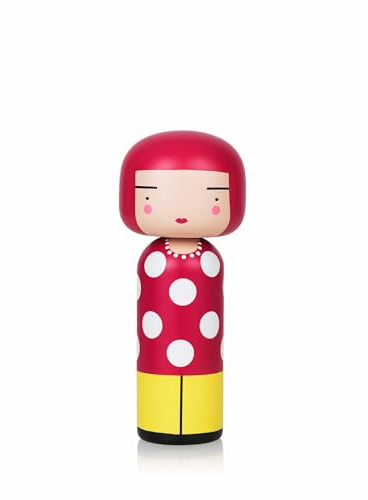 Lucie Kaas Sketch Inc. Holzfigur Dot 21,5cm, aus Schima Holz gefertigt, handbemalt, SI01DOL