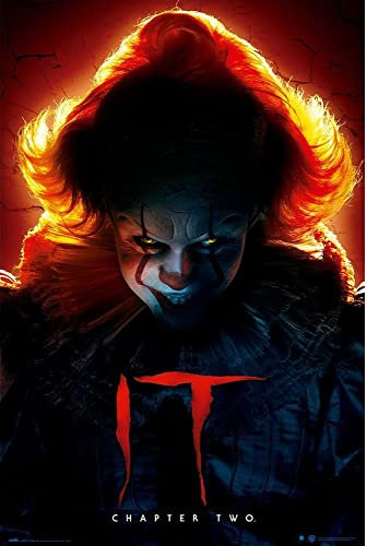 empireposter Stephen King's - ES - IT Chapter Two - Filmposter Kino Movie Poster 61x91,5cm + 2 St Posterleisten Kunststoff 62 cm transparent