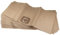 vhbw 10x Staubbeutel kompatibel mit Variolux Cleanstar 30 L, Star 3000 Staubsauger - 33,1cm x 77,7cm beige