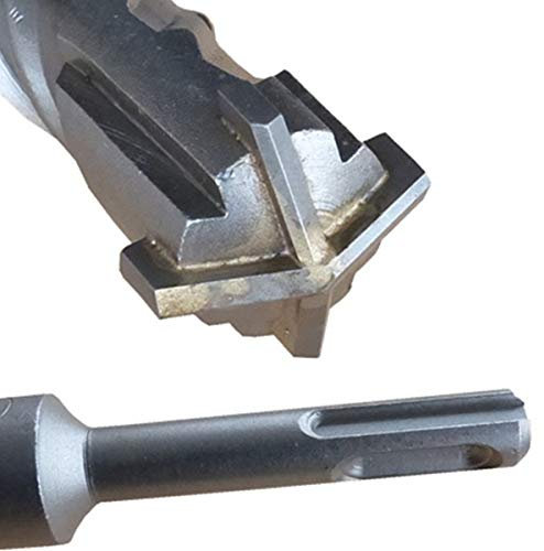 SDS PLUS Bohrer Ø12mm x 1000mm Hammerbohrer Betonbohrer Steinbohrer Quadro-X für Mauerwerk vierschneidig BOHRFUX