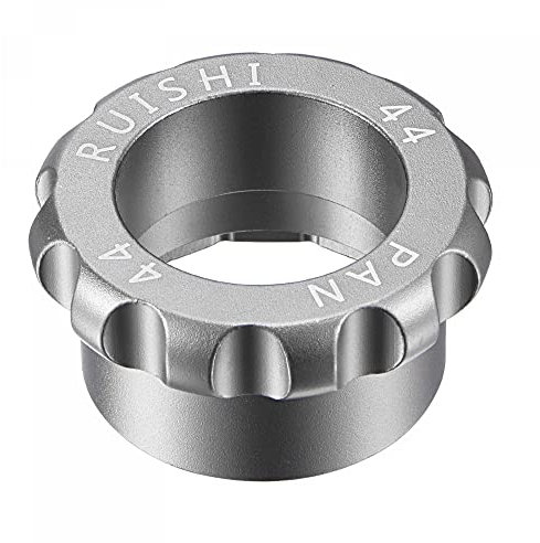 sourcing map Uhrengehäuse-Öffner-Stanzformen, Gehäuseentferner, Werkzeug, Schraubverschluss, Öffner für 44 mm Uhrenreparatur, Chromstahl, Schwarz