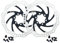 Dymoece 2 Stück Fahrrad Bremsscheibe mit 12 Schrauben 140 mm / 160 mm / 180 mm / 203 mm für MTB Mountain Rennrad