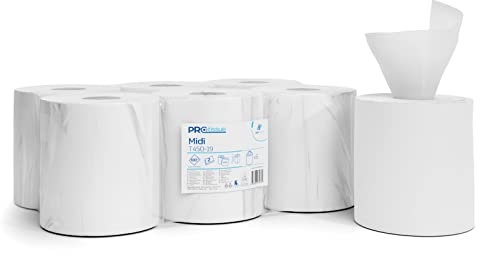 Bobine papier essuie-mains à dévidage central maxi T450-19 2 plis 6 rouleaux - 100% cellulose de source durable