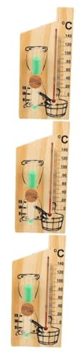 GANAZONO 3st Sauna-Timer 15 Minuten Saunaofen Tischdekoration Sauna-rückenlehne Saunasteine Zeitschaltuhr Für Den Saunaraum Schreibtischaufsatz Rotieren Hölzern Sanduhr Dekorationen