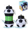 CODiLLO Cantimplora, Botella para Niños Plegable de Silicona Sin BPA, Idea Regalo (1 Litro, Fútbol)