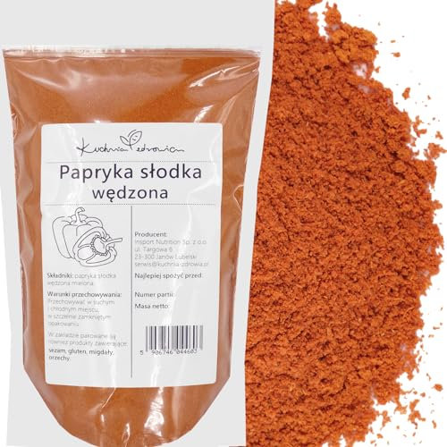 Paprika Douce Fumée Moulue 200g | Épice Aromatique Rouge Pour Viandes, Légumes, Soupes, Sauces Et Plats Méditerranéens – KUCHNIA ZDROWIA