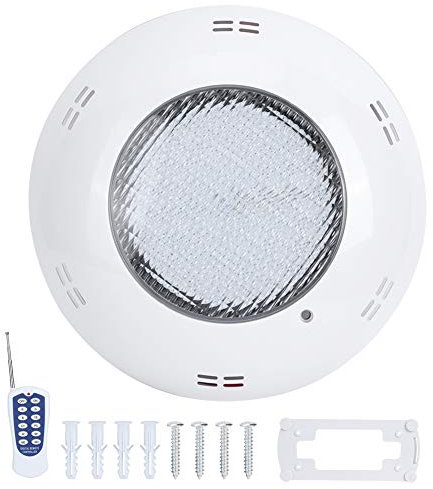 18W Schwimmbadleuchte IP68 159LED Wasserdichte Fernbedienung Dekorative Lampen AC12V – LED-Poolleuchten Für Inground-Pool – Poolbeleuchtung unter Wasser, Unterwasserlicht, Mit Fernbedienung Für Aquari