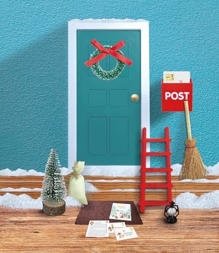 tanner DER KLEINE KAUFMANN TANNER Deco - Wichteltüre Adventskalender Edition, mit 24 mini Botschaften vom Wichtel, Dekoration, für Kinder, 9002.4