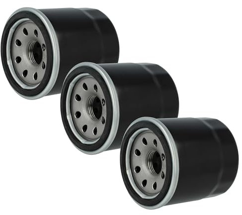 vhbw 3X Ölfilter kompatibel mit Yamaha YFM, YFM 4WD, YFM 2WD, XT-Z, XSR, XVS, XV, Wolverine, XP, XJ6 Bagger-Motoren Kompaktlader