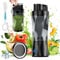 Portable Smoothie Blender 650 ML With 6000mAh Battery, 6 Blades, Food Processor and Travel Lid for Office, Gym, Kitchen