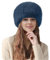 Lina & Lily Mütze Damen Winter aus Kunstfell (Preußischblau)