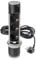 Emuca - Multiconnettore estraibile Vertikal Push 60, diametro 60 mm, 3 prese Schuko, 1 USB tipo A, 1 USB tipo C, Acciaio e Tecnoplastica, Acciaio inossidabile