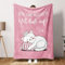 Craftique Geschenke für Frauen, Kuscheldecke mit Katzen-Cartoon, Geburtstagsgeschenk für Frauen, Geschenk für Frau Mama Oma Schwester Freundin Tochter