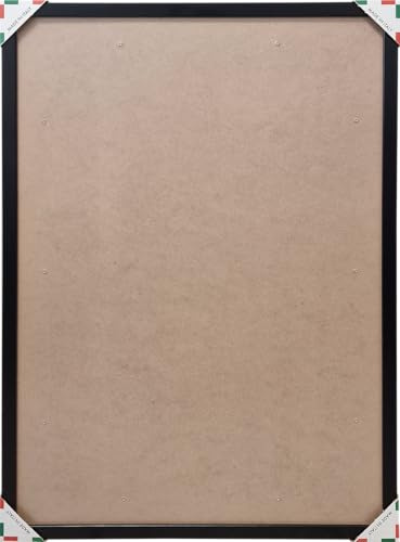 Ulmer Puzzleschmiede Premium Puzzle-Rahmen für 1000 Teile Puzzle, 68 x 48 cm - aus FSC-zertifiziertem Kiefernholz mit robustem Acrylglas (Schwarz)
