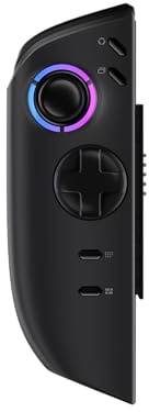 Lenovo Mando Izquierdo Legion Go 2 (Conexión Inalámbrica, USB-C, Conector Pogo, Alcance 10 mts, Ligero, Joysticks y Disparadores de Efecto Hall, Compatible con Legion Go 1) - Negro