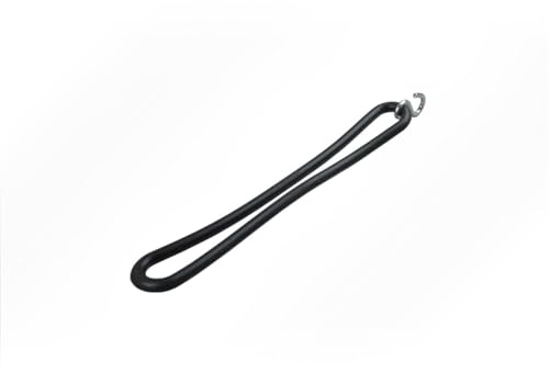 LYSEL Gummispannringe mit S-Haken EPDM schwarz, (L) 200mm in schwarz (10 Stück)