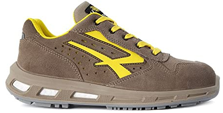 U-Power RL20076 Adventure S1P SRC Sicherheitsschuhe, Gelb - Gelb, Braun. - Größe: 41 EU