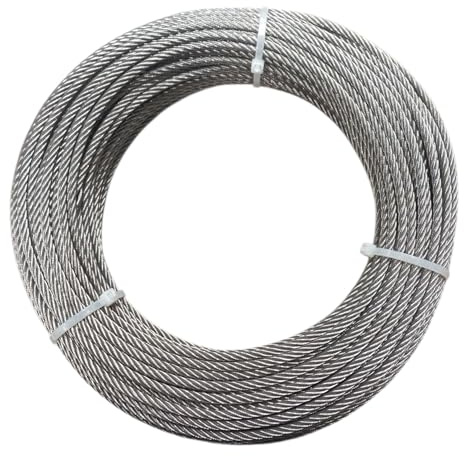 Cable Diamètre 4mm inox A4 Souple 7x7 inox A4